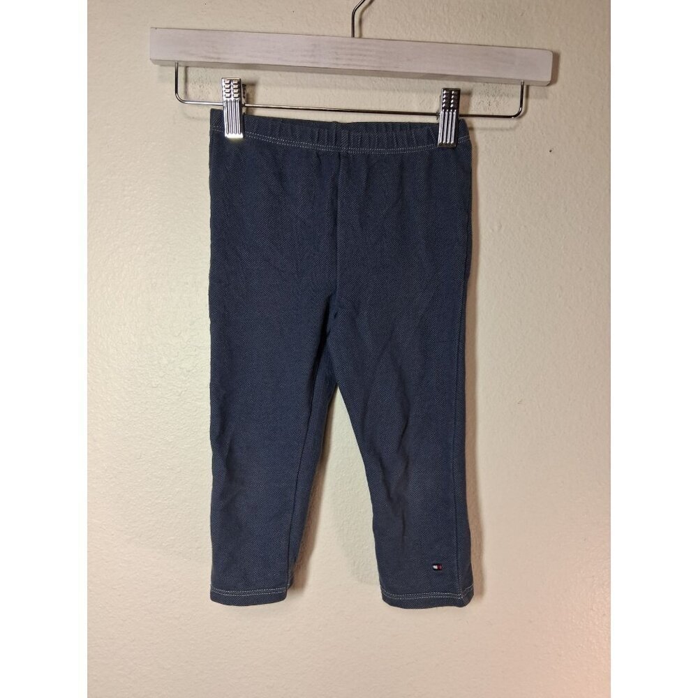 Tommy Hilfiger Jeggings Littel Girls Leggings Casual Blue Size 4
